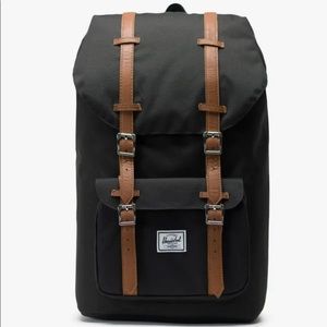 Herschel Little America Bookbag -black.